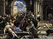 El Greco The Purification of the Temple Spain oil painting artist